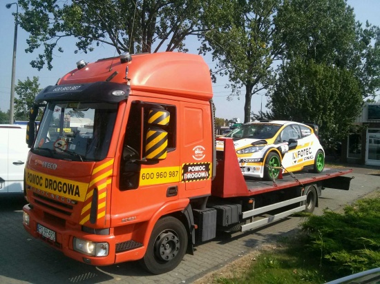Transport wózków widłowych maszyn koparek Poznań